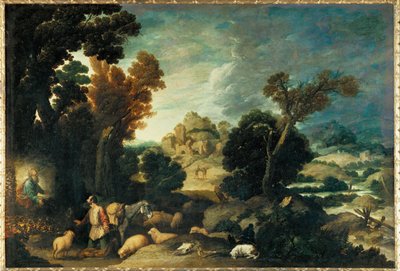 Le buisson ardent - Moses och den brinnande busken ... av Francisco Collantes