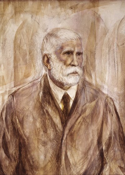 Antoni Gaudi i Cornet (målning) av Francisco Domingo Marqués