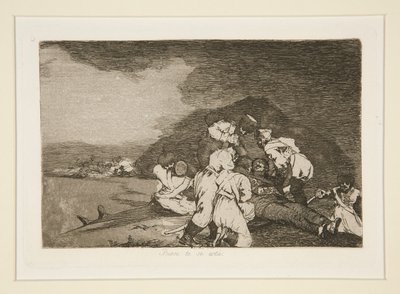 Mår du bra? (Det tjänar dig rätt), pl. 6 från The Disasters of War av Francisco de Goya