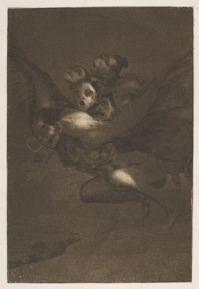 Bon Voyage Bon Voyage, från The Caprices Los Caprichos, skylt 64, 1799. av Francisco de Goya