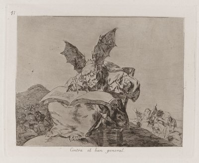 Against the Common Good, Plansch 71 från The Disasters of War av Francisco de Goya