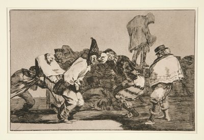 Disparate de carnaval (Carnival Folly), pl. 14 från serien Los proverbios av Francisco de Goya