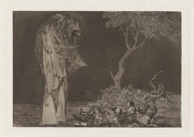 Folly of Fear, även känd som Do Not Lose Honor Through Fear, från serien Los disparates (Los proverbios) av Francisco de Goya