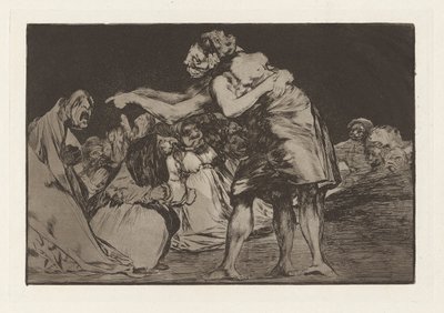 Disparate disordered (Disorderly Folly) eller Disparate matrimonial (Matrimonial Folly), även känd som La que mal marida saknar aldrig att säga (She Who Is Ill Wed Never Misses a Chance to Say So, från serien Los disparates (Los proverbios) av Francisco de Goya