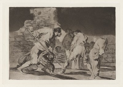 Disparate furioso (Furious Folly), även känd som Hizonos dios y maravillas now (It Is Amazing and We Were Made by God, från serien Los disparates (Los proverbios) av Francisco de Goya