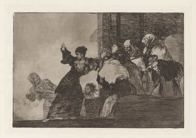 Disparate pobre (Poor Folly), även känd som Two Heads Are Better Than One, från serien Los disparates (Los proverbios) av Francisco de Goya