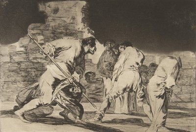 Nonsens Ordspråken, ca. 1816-23 utgiven 1864. av Francisco de Goya