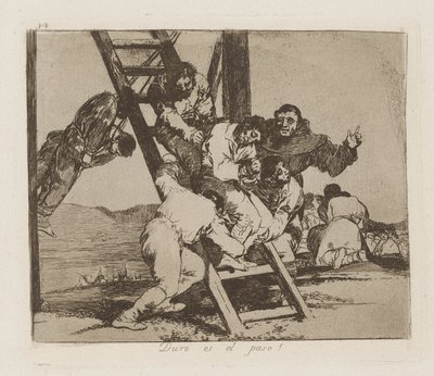 Svårt är steget! (Artikel av Francisco de Goya