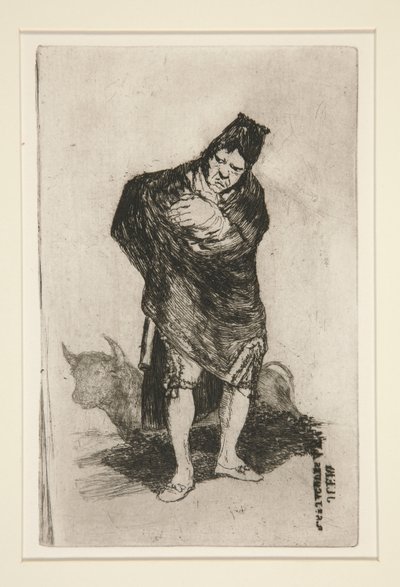 Den klädda mannen av Francisco de Goya