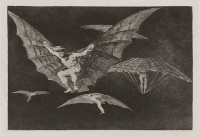 Modo de volar (ett sätt att flyga), även känd som Donde hay ganas hay ma?a (Where There There av Francisco de Goya