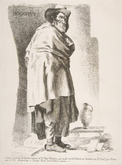 Moenippus Menipo filosof, 1778. av Francisco de Goya