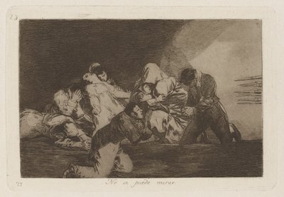 Du kan inte titta (One Can av Francisco de Goya