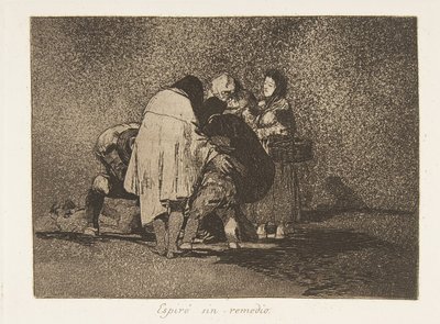 Plåt 53 från The Disasters of War Los Desastres de la Guerra: Th..., 1811-12 publicerad 1863. av Francisco de Goya
