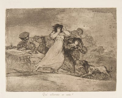 Plåt 65 från The Disasters of War Los Desastres de la Guerra..., efter 1814-15 publicerad 1863. av Francisco de Goya