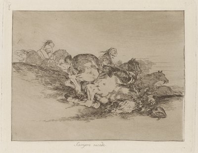 Det händer alltid (It Always Happens), pl. 8 från serien The Disasters of War av Francisco de Goya