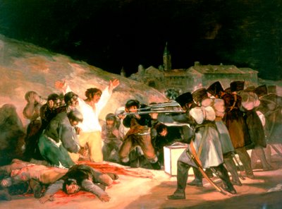 "Skottningarna den 3 maj 1808", 1814 av Francisco de Goya