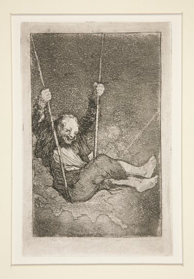 Gubben på en gunga av Francisco de Goya