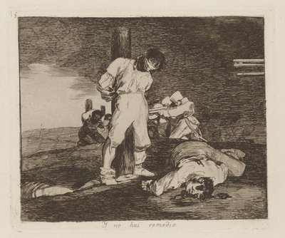Y no hai remedio (Och där av Francisco de Goya