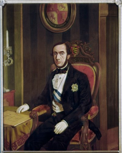 Porträtt av Antonio ALCALA GALIANO av Francisco Javier de Urrutia