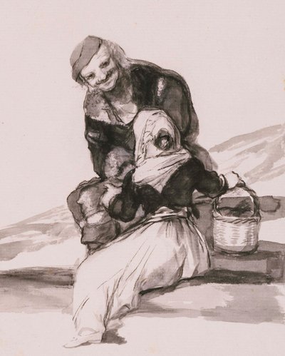 Akta dig för rådet (avskurna) av Francisco de Goya