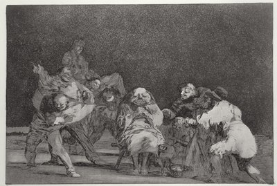 193-0082313 Lojalitet, skylt 17 av "Ordspråk" av Francisco Jose de Goya y Lucientes