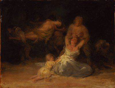 Våldsbrott mot två kvinnor av Francisco Jose de Goya y Lucientes