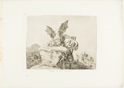 Against the Common Good, skylt 71 från The Disasters of War av Francisco Jose de Goya y Lucientes
