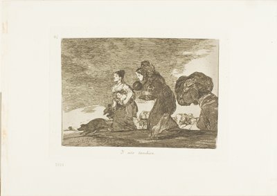 Och detta också, skylt 45 från The Disasters of War av Francisco Jose de Goya y Lucientes