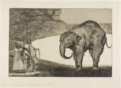 Animal Folly, från Disparates av Francisco Jose de Goya y Lucientes