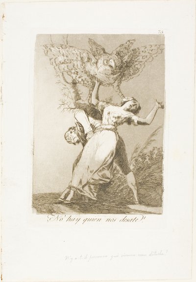 Kan ingen släppa loss oss", plansch 75 från Los Caprichos av Francisco Jose de Goya y Lucientes