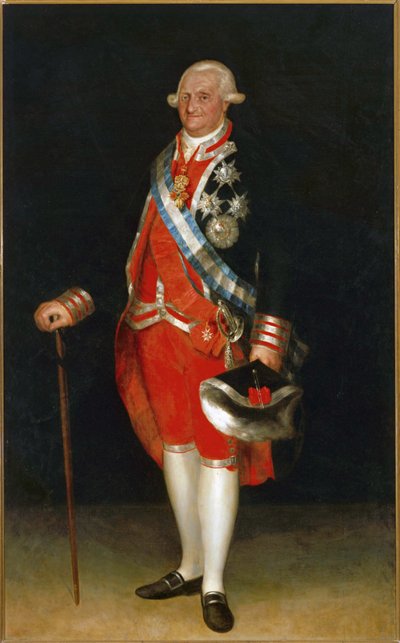 Karl IV, kung av Spanien ... (målning på duk) av Francisco Jose de Goya y Lucientes