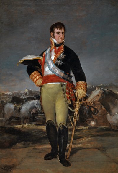 Ferdinand VII (1815) (olja på duk) av Francisco Jose de Goya y Lucientes