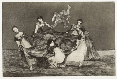 GOYA Y LUCIENES, Francisco de (1746-1828). Ordspråk. Kvinnlig gåta. 1815-1824. (24