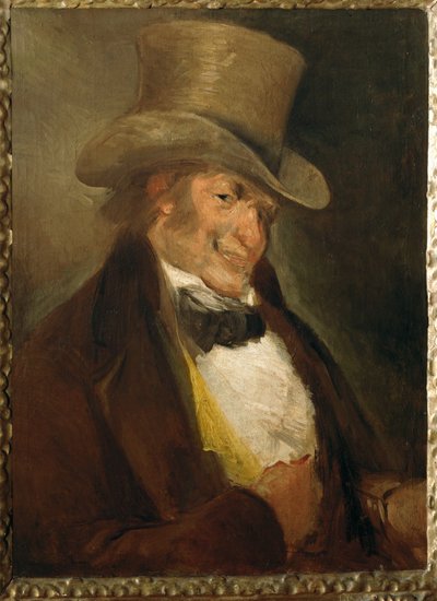 Goya y Lucientes, självporträtt (olja på duk) av Francisco Jose de Goya y Lucientes