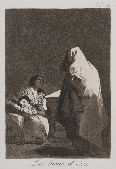 Here Comes the Bogey-Man av Francisco de Goya