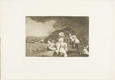 It Serves You Right, tallrik sex från The Disasters of War av Francisco Jose de Goya y Lucientes