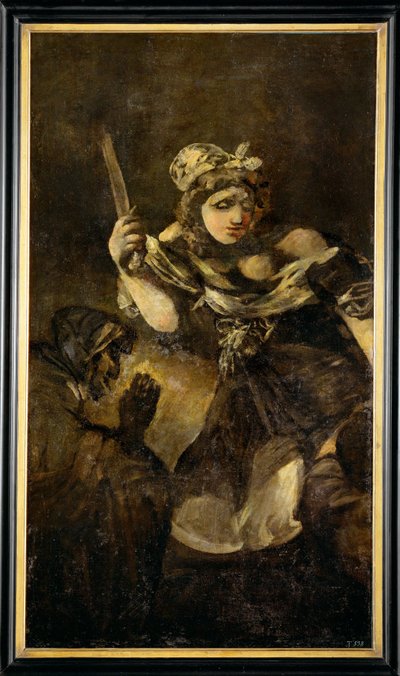 Judith och Holofernes (målning på duk) av Francisco Jose de Goya y Lucientes