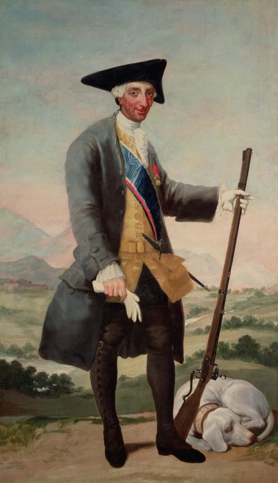 Kung Karl III (1716-88) som jägare av Francisco de Goya