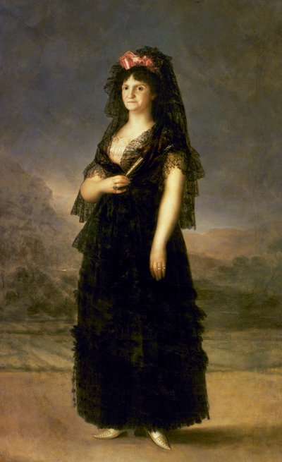 Maria Luisa av Parma (1751-1819) (olja på duk) av Francisco Jose de Goya y Lucientes