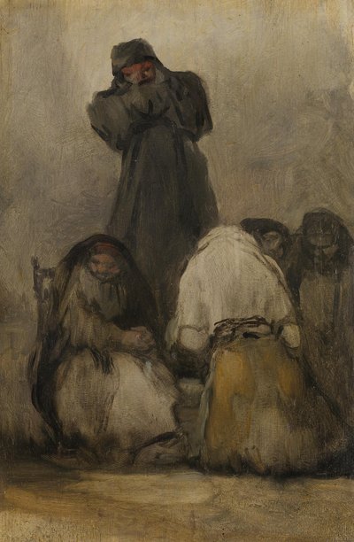 Munkens predikan av Francisco Jose de Goya y Lucientes