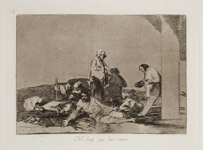 No hay que dar voces (det är ingen idé att gråta) av Francisco Jose de Goya y Lucientes