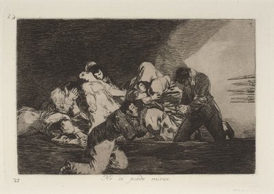 Man kan inte titta av Francisco Jose de Goya y Lucientes