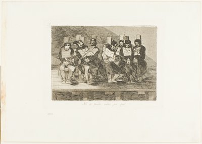 Man kan inte säga varför, plansch 35 från Krigets katastrofer av Francisco Jose de Goya y Lucientes