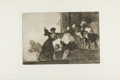 Stackars Folly, tallrik elva från Los Proverbios av Francisco Jose de Goya y Lucientes