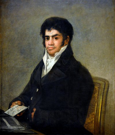 Porträtt av Don Francisco del Mazo, cirka 1815-1820 (olja på duk) av Francisco Jose de Goya y Lucientes