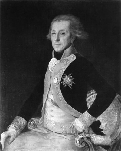 Porträtt av general Ricardos av Francisco Jose de Goya y Lucientes