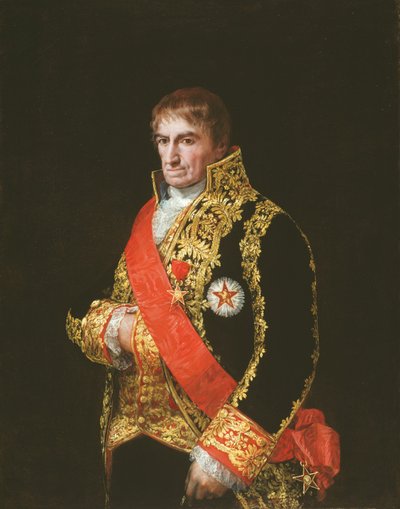 Porträtt av general José Manuel Romero av Francisco Jose de Goya y Lucientes