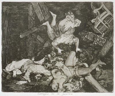 Krigets härjningar, skylt 30 av "The Disasters of War" av Francisco Jose de Goya y Lucientes