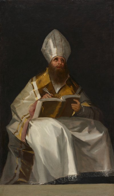 Sankt Ambrosius, ca 1796-1799 av Francisco de Goya
