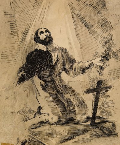 Sankt Isidor bonden av Francisco Jose de Goya y Lucientes